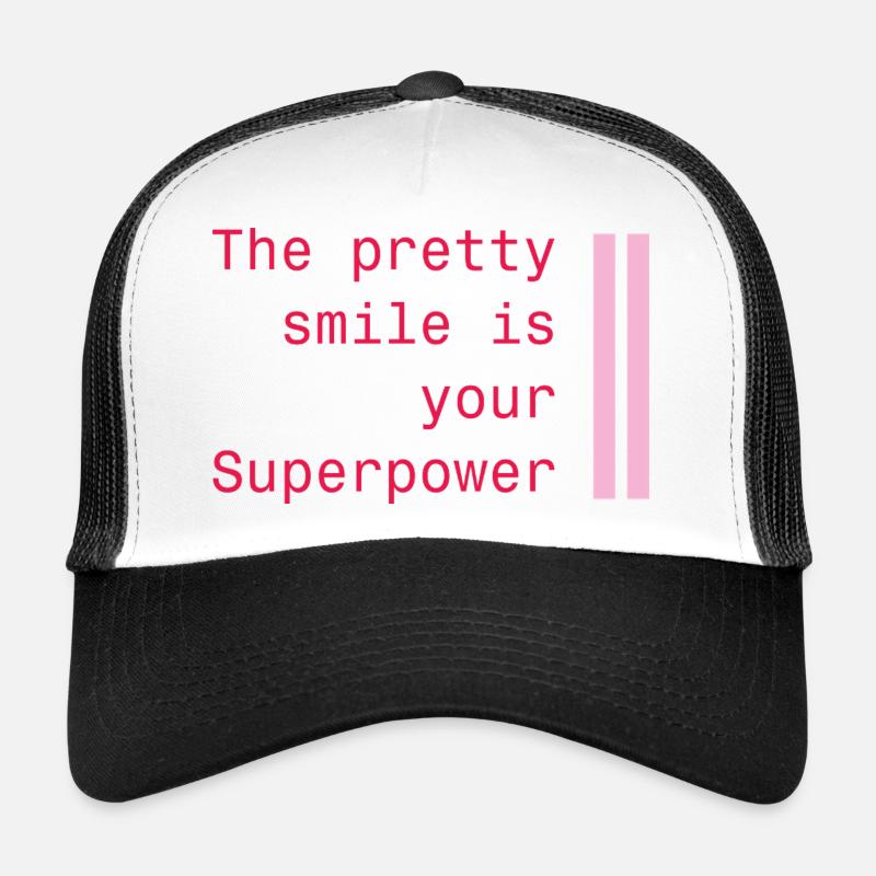 Sourire en tant que superpuissance Casquette trucker 