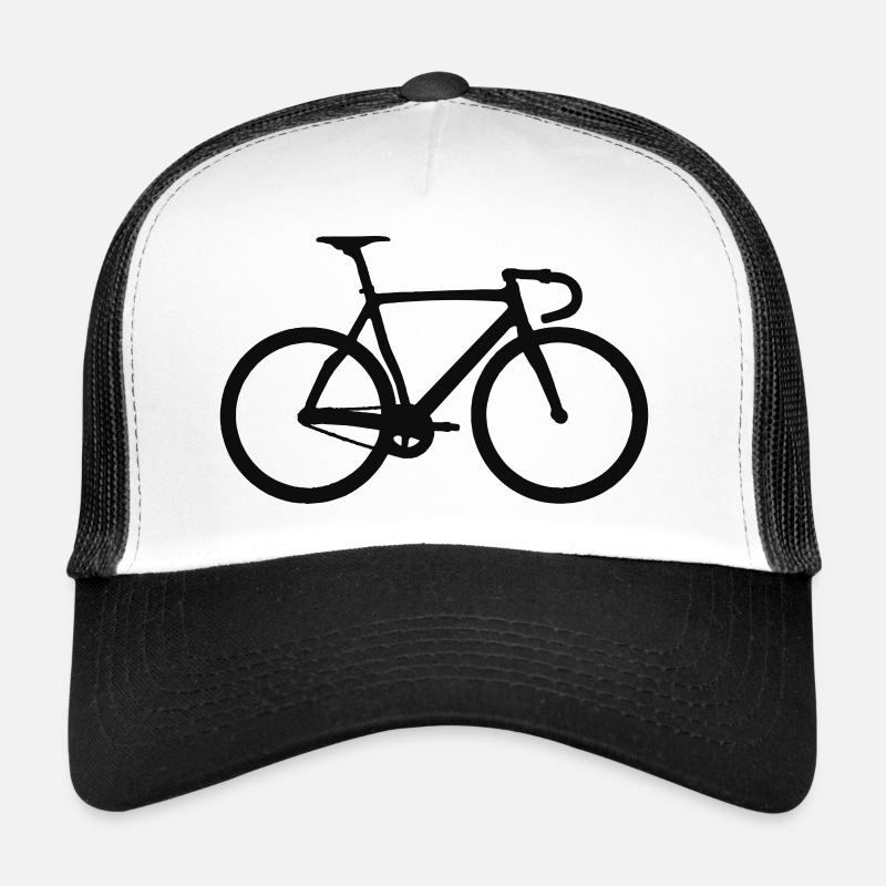 Rennrad - Trucker Cap - Weiß/Schwarz