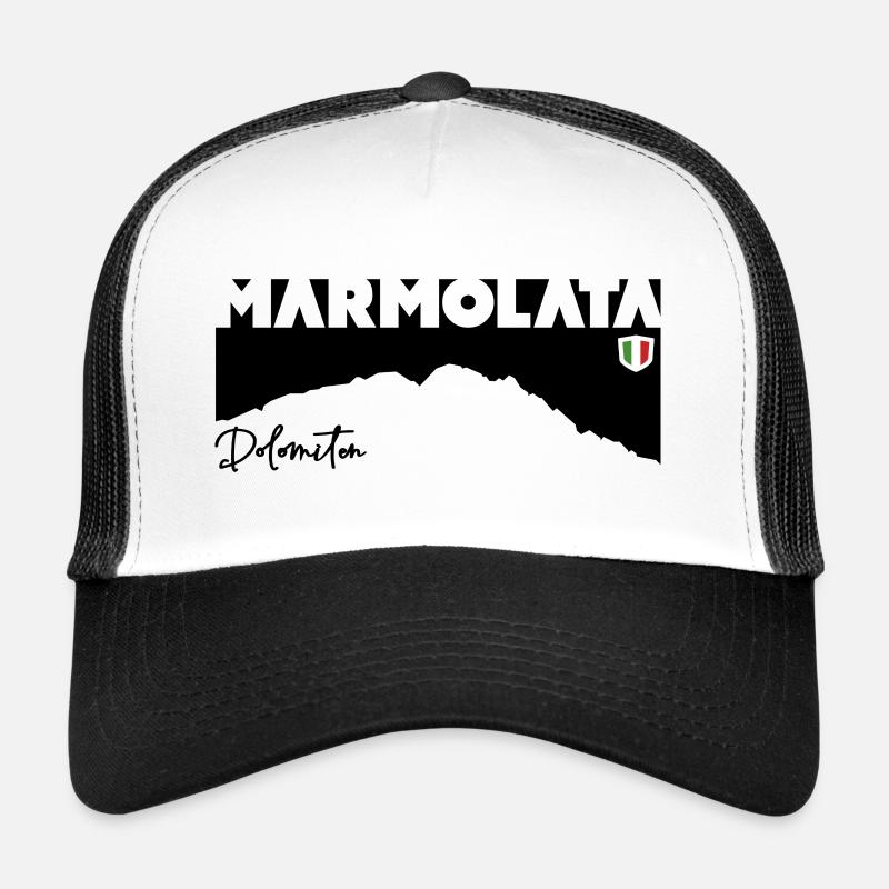 Marmolata Marmolada plus haut sommet dolomites Casquette trucker 