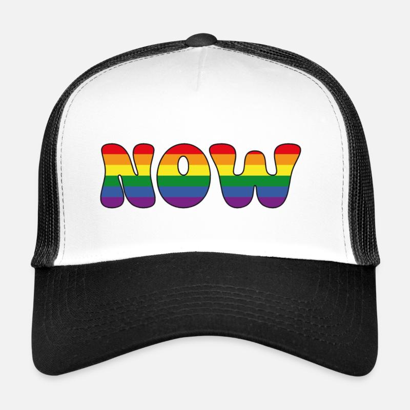 Rainbow NOW Trucker Cap