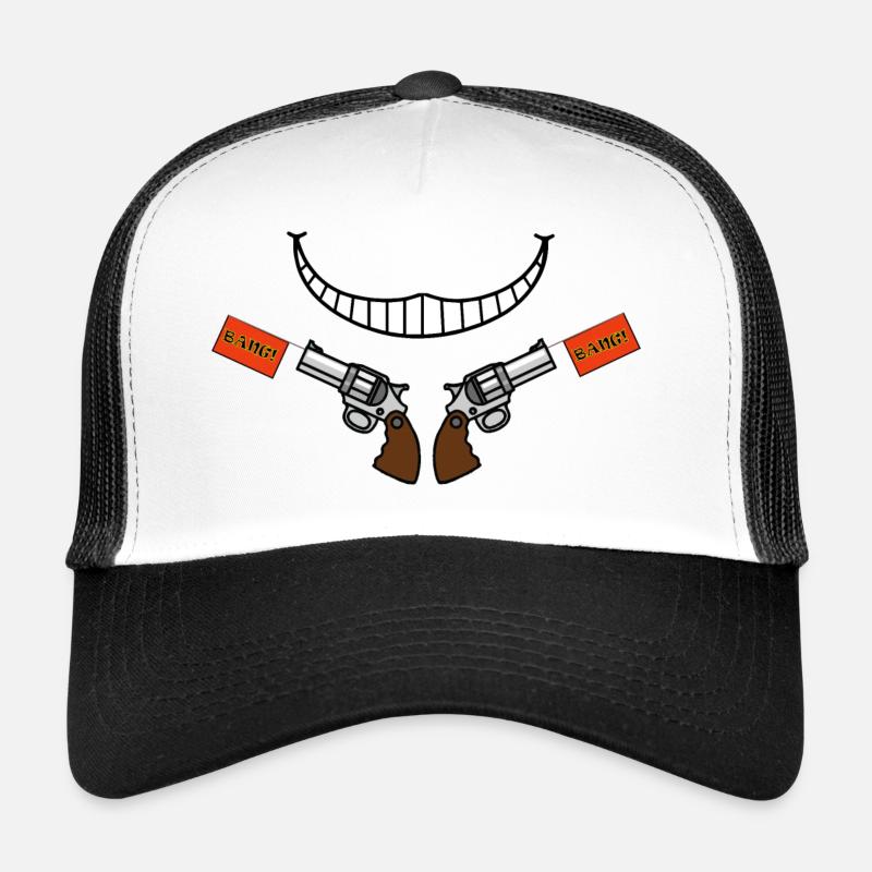 Smile gun - Trucker Cap - white/black