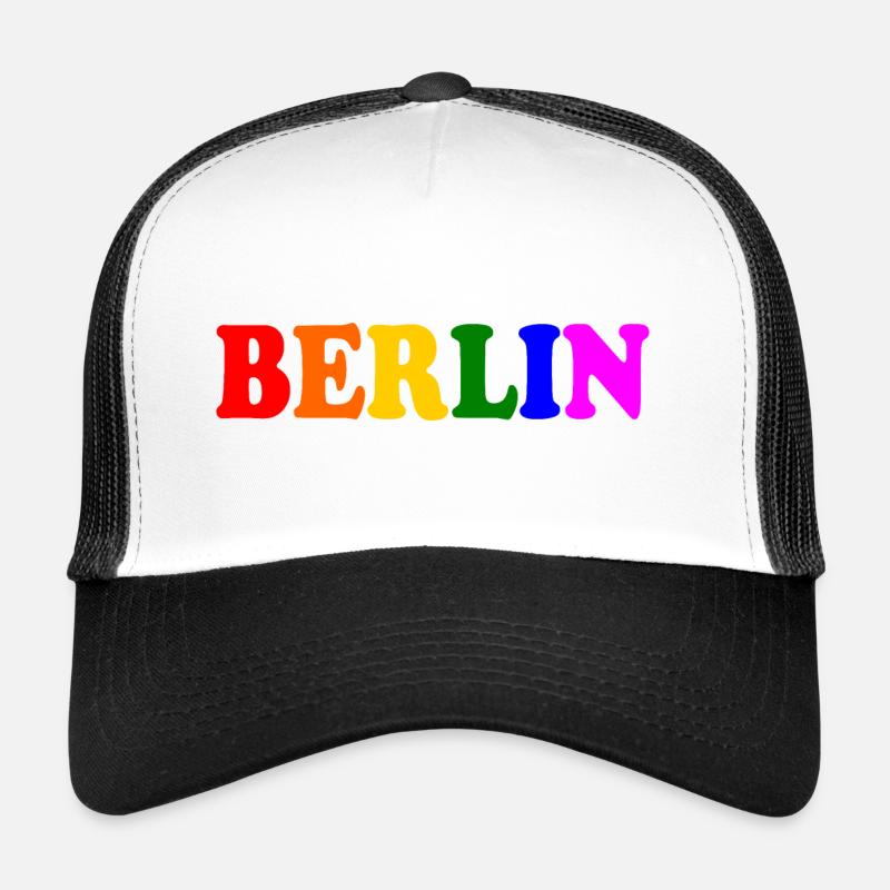 Berlin - Trucker Cap - Weiß/Schwarz
