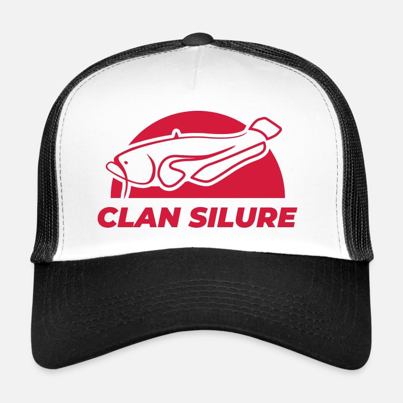 Clan Silure Wear - Design moderne rouge Casquette trucker 