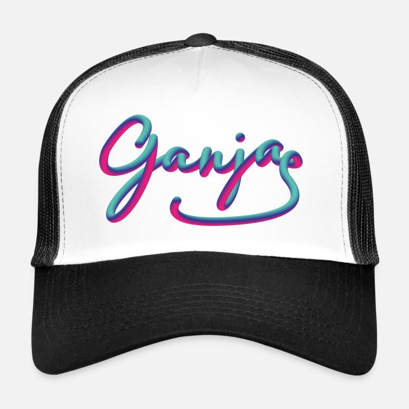 Lettre 3D de Ganja Casquette trucker 