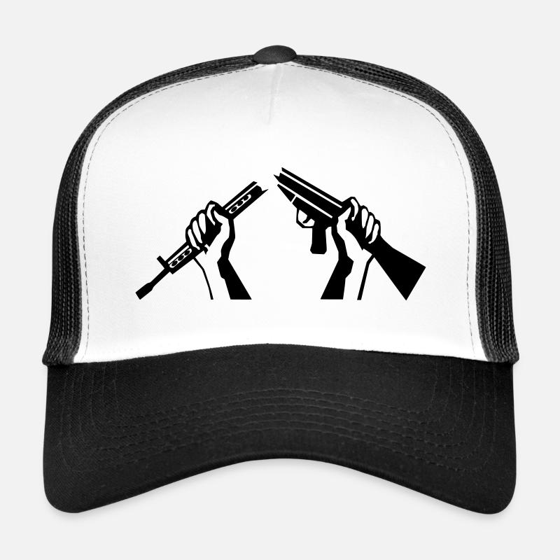 Broken rifle Trucker Cap