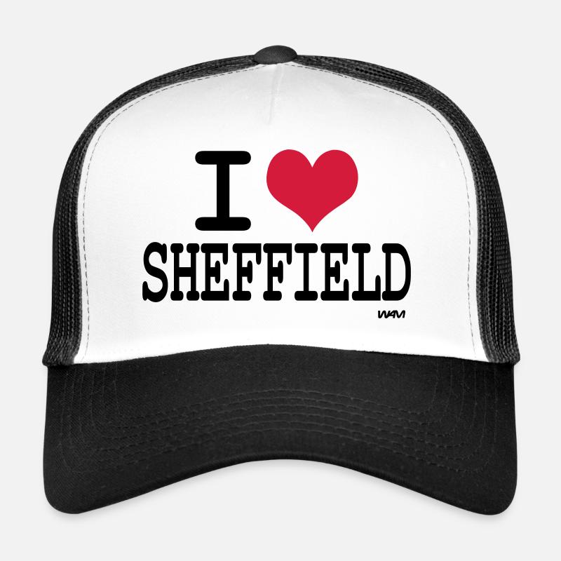j'aime Sheffield par wam Casquette trucker 