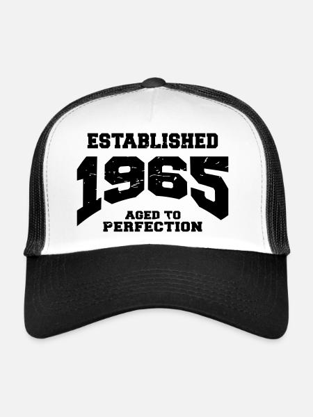 Established 1965 - Casquette trucker  - blanc/noir - Devant