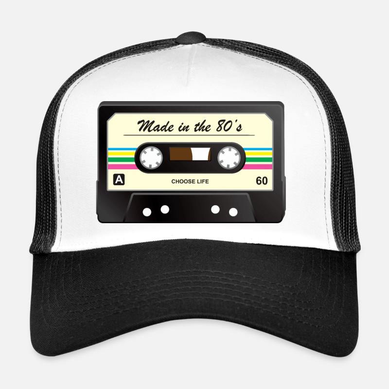 Made in the 80's - Trucker Cap - white/black