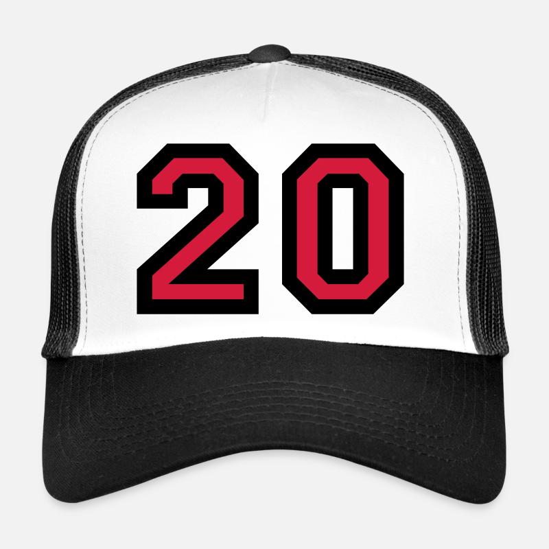 Le numéro 20 - nombre de vingt Casquette trucker 