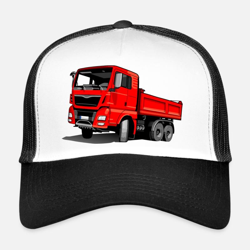Camion rouge Casquette trucker 