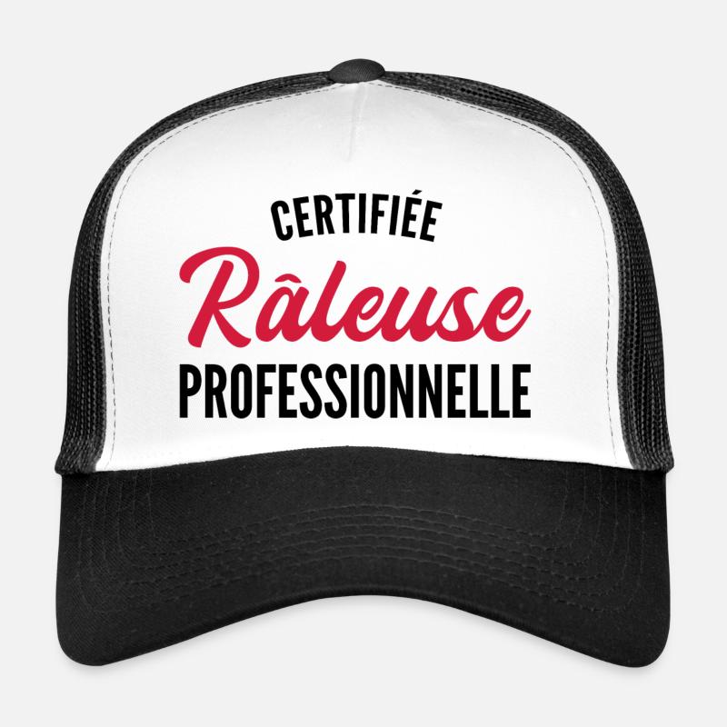 humour râleuse - certifiée râleuse professionnelle Casquette trucker 