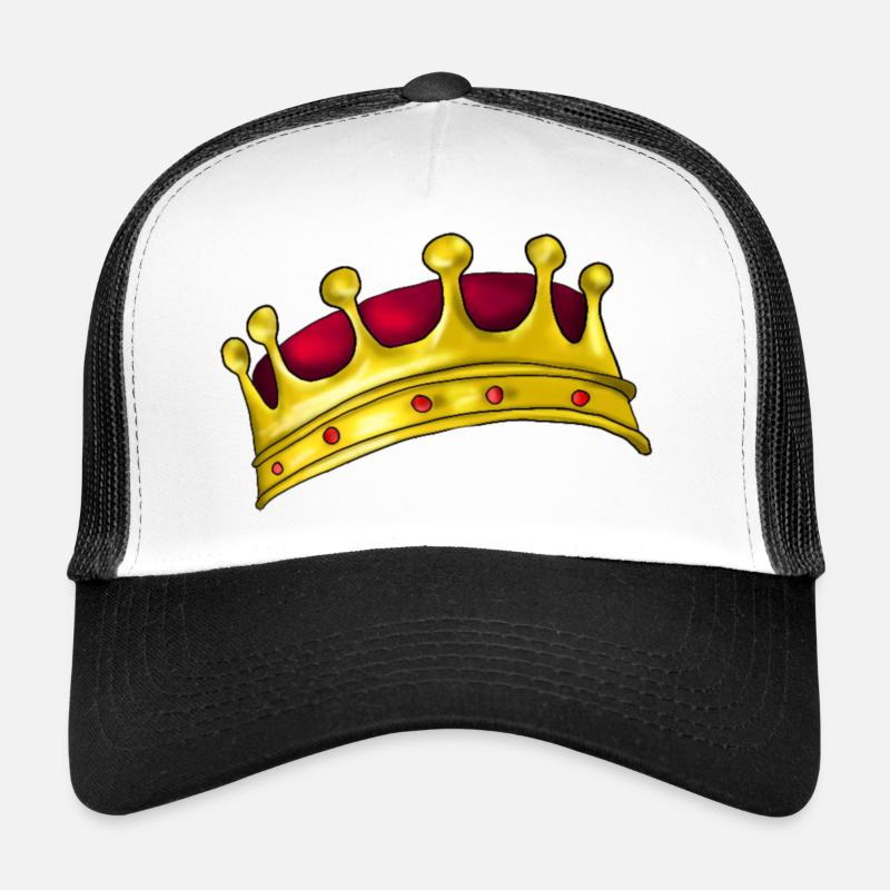 Krone - Trucker Cap - Weiß/Schwarz