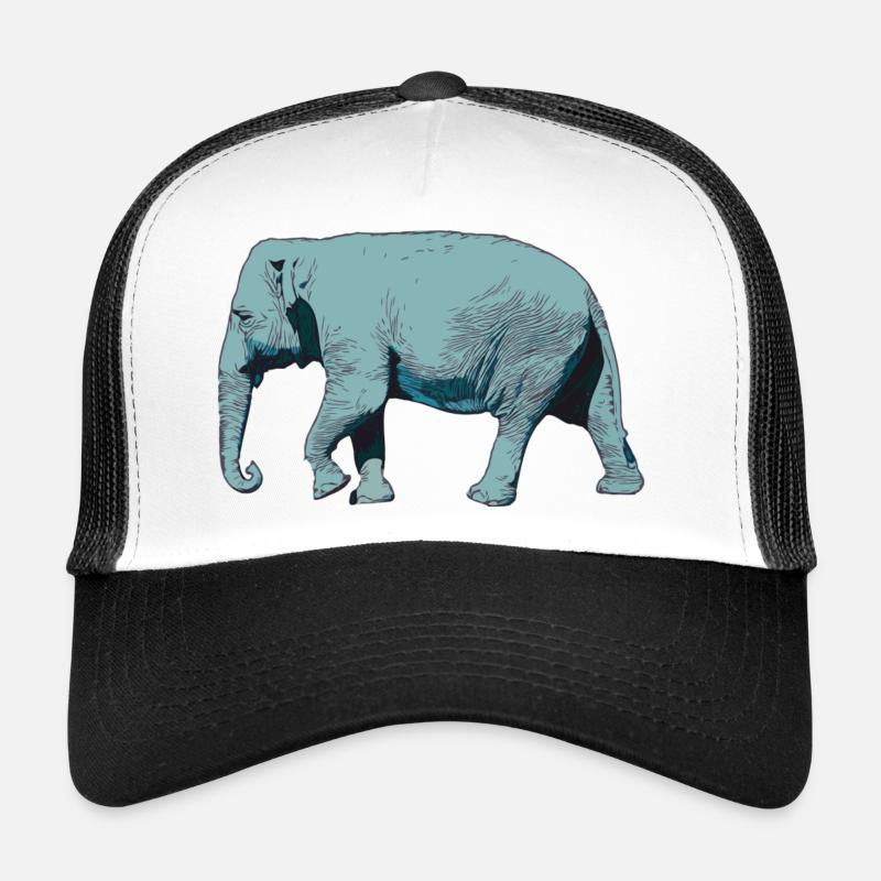 Elefant, Blauer Elefant, Elephant, Dickhäuter Trucker Cap