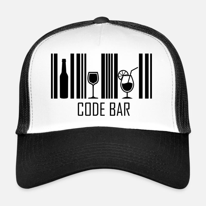 Code Bar Casquette trucker 