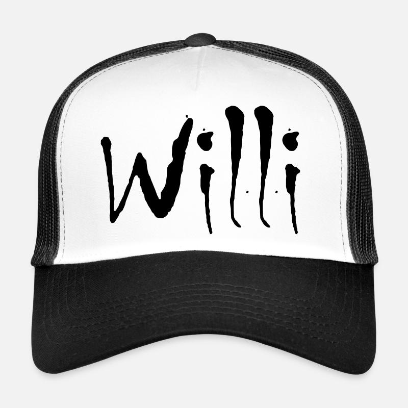 willi - Trucker Cap - Weiß/Schwarz