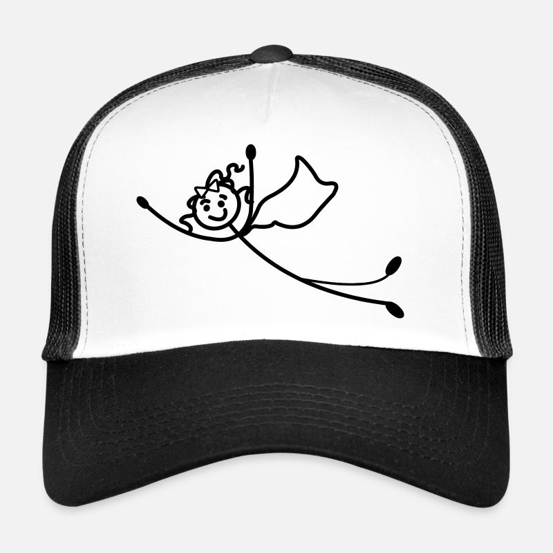 Superwoman vole avec cape Casquette trucker 