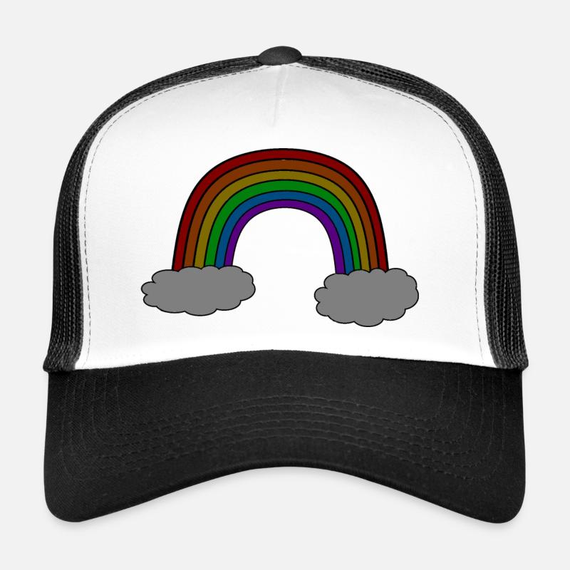 Darker than the rainbow - Trucker Cap - white/black
