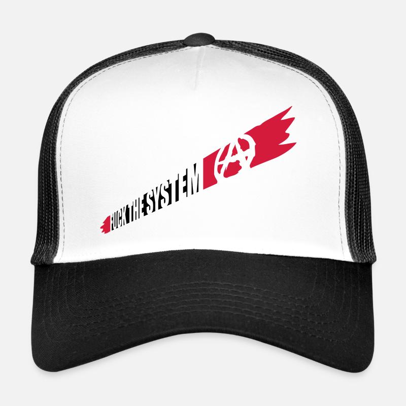 Anarchie Baise le système Casquette trucker 
