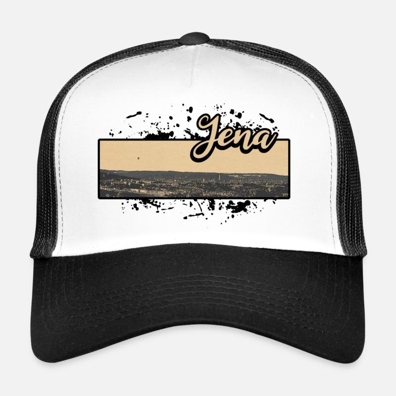 Jena - Trucker Cap - Weiß/Schwarz