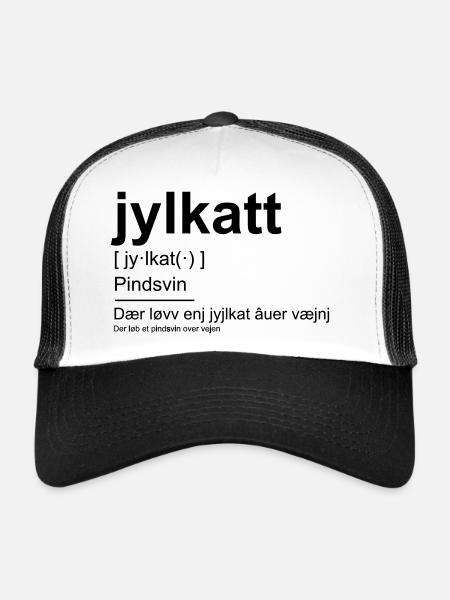jylkatt - Trucker cap - hvid/sort