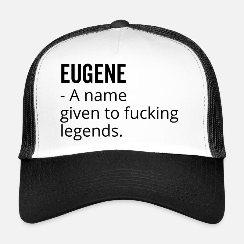 Eugene ein Name, der den verdammten Legenden gegeben wurde Trucker Cap