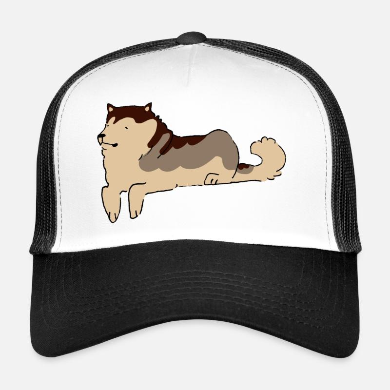 Malamute d’Alaska Casquette trucker 