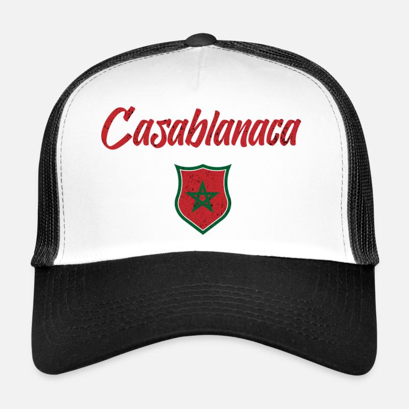 Casablanca - Casquette trucker  - blanc/noir