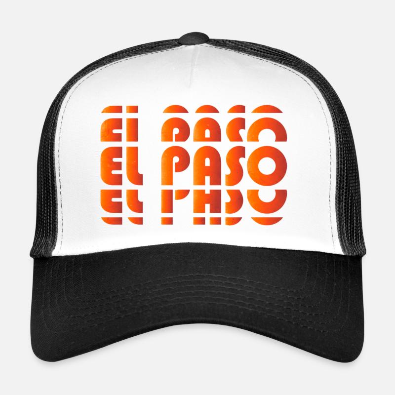 El Paso Gradient Grid Trucker Cap