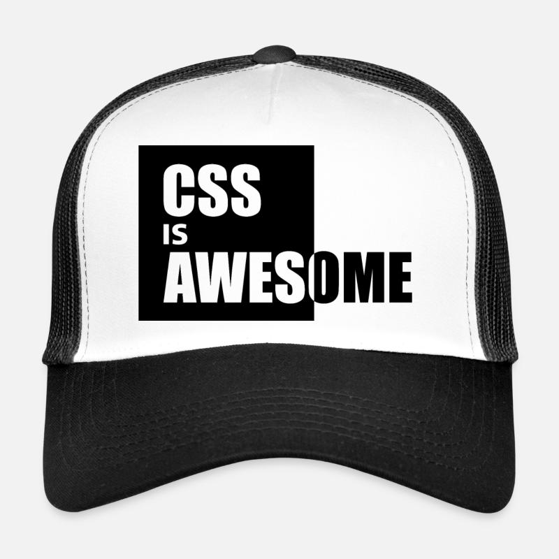Programmation - Casquette trucker - blanc/noir