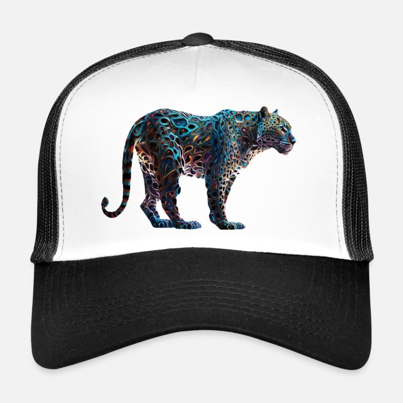 Leopard, Farbenfroh, Jungle Trucker Cap