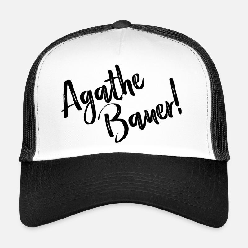 Agathe Bauer! - Lyrics black Trucker Cap