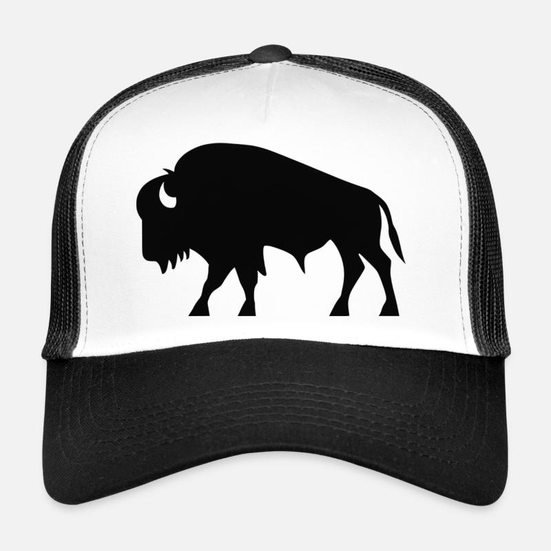 Majestätisches Bison-Symbol Trucker Cap
