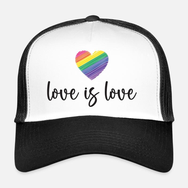 Mois de la fierté - L’amour c’est l’amour Casquette trucker 