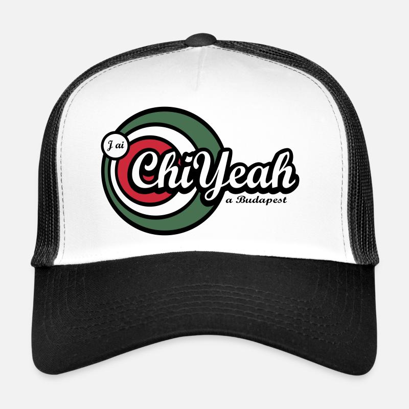 ChiYeah in Budapest - Trucker Cap - Weiß/Schwarz