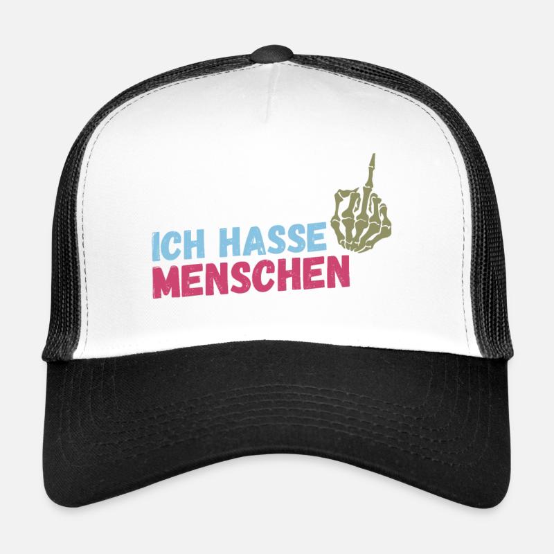 Ich Hasse Menschen Trucker Cap