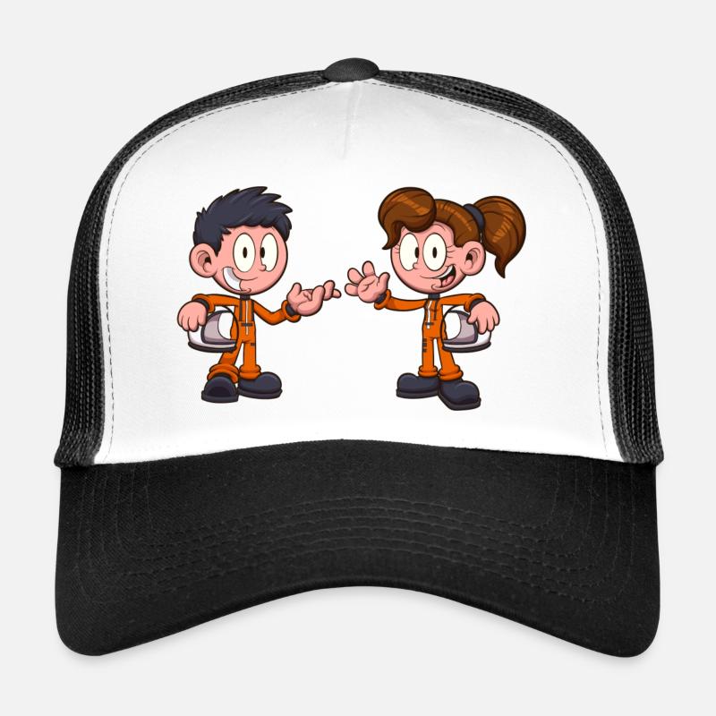 Astronauten-Kinder Trucker Cap