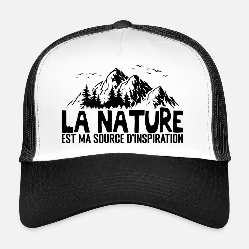 La nature est ma source d'inspiration Casquette trucker 
