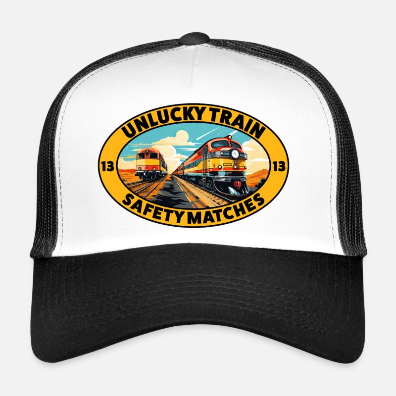 Train malchanceux - Matchs de sécurité Casquette trucker 