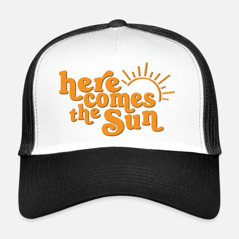 Here comes the sun - Trucker Cap - white/black