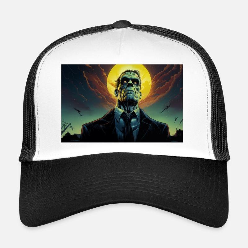 Monster in suit Trucker Cap