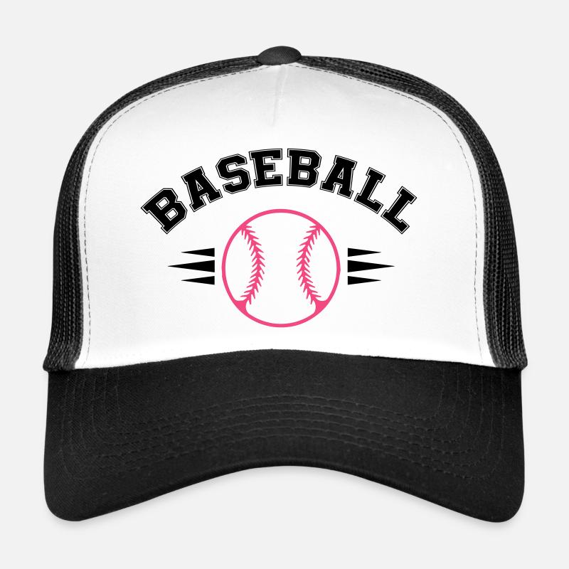 baseball - Trucker Cap - Weiß/Schwarz