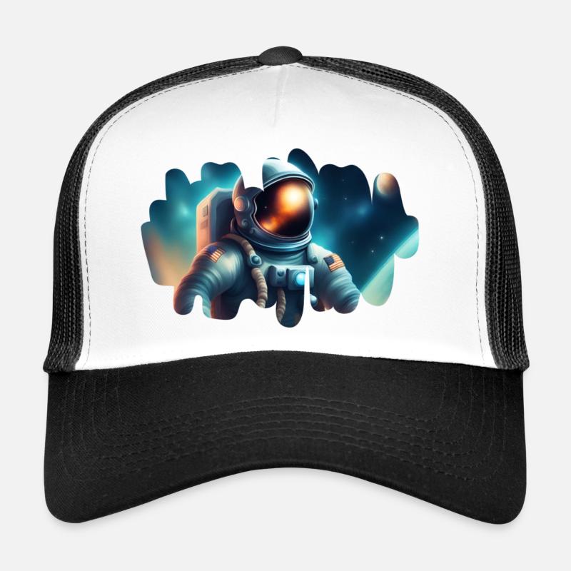 Astronaut im Kosmos Trucker Cap