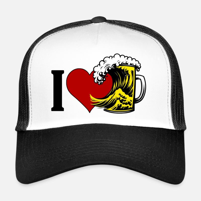 I Love Beer Trucker Cap