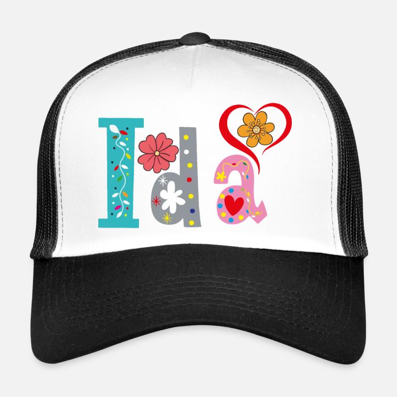 Personalized Ida Name Trucker Cap