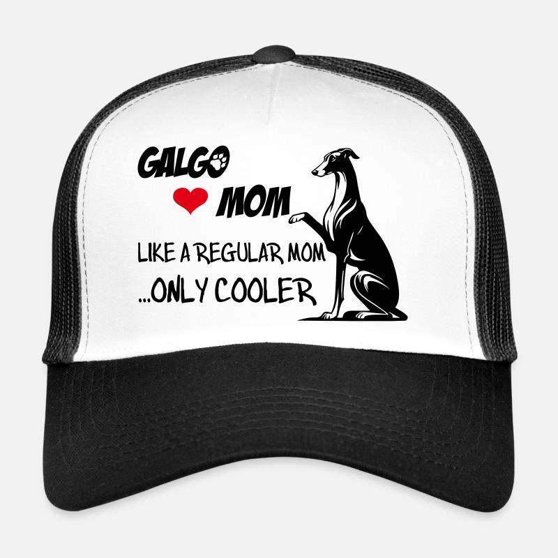 Galgo Mom - Trucker Cap - Weiß/Schwarz