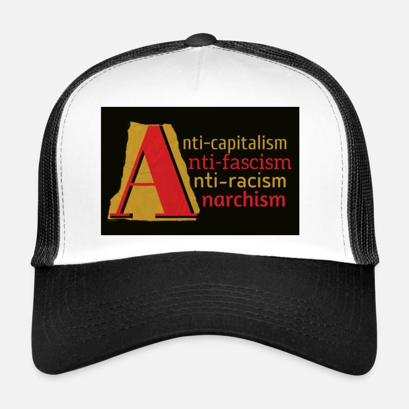 Anarchisme & Antifascism Casquette trucker 
