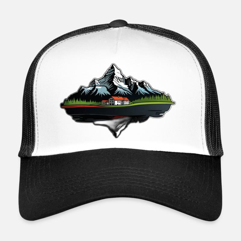 Swiss Mountains Trucker Cap