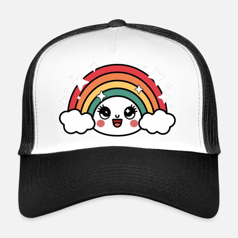 Kawaii Cute Rainbow Trucker Cap