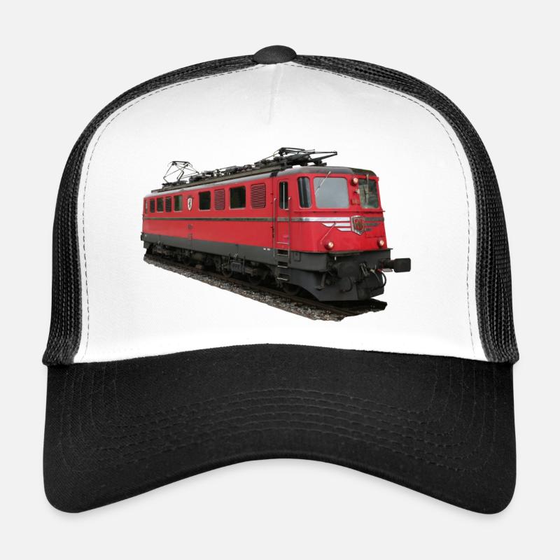 Lokomotive SBB - Trucker Cap - Weiß/Schwarz
