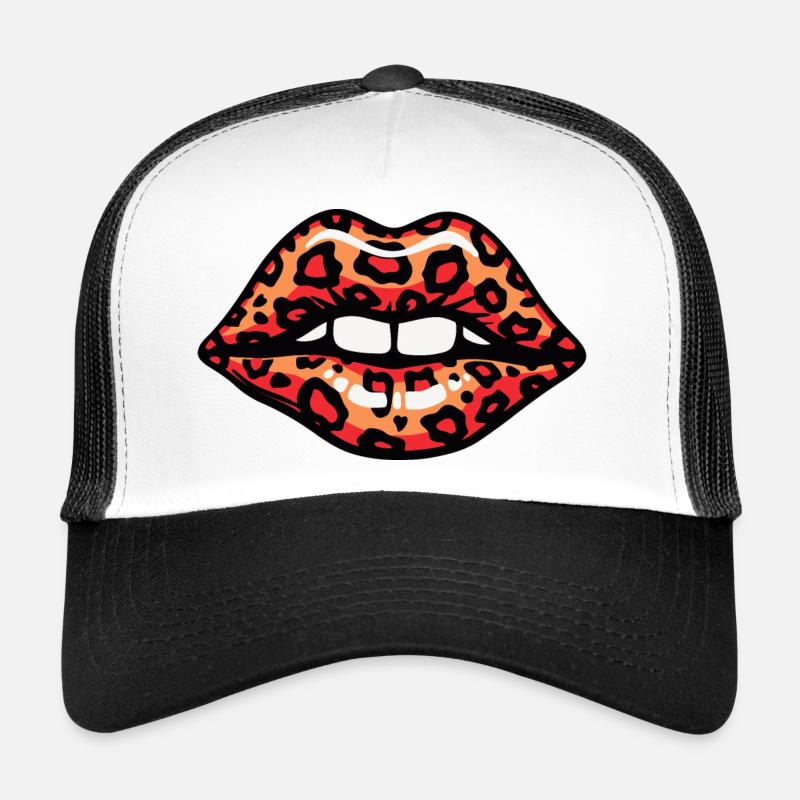 LEOPARD LIPS Trucker Cap